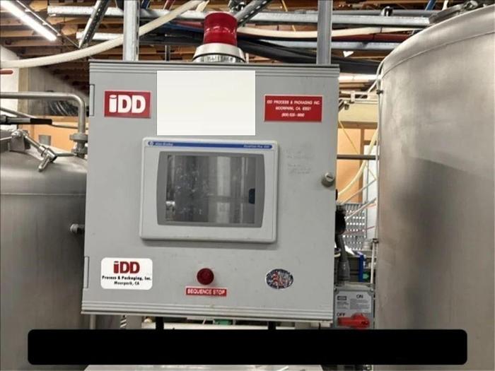 Used Used IDD Skid Mounted Purepass Flash Pasteurizer