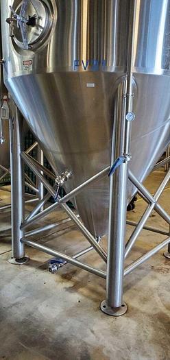 Used (3) Available - Used Premier Stainless 80 bbl / 2500Gal jacketed fermenters