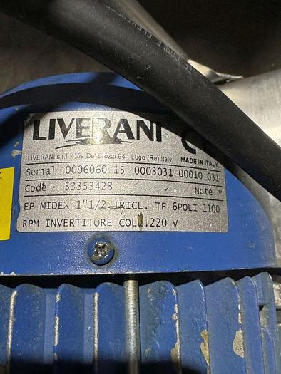 Used Vigor Mini Flexible Impeller Pump