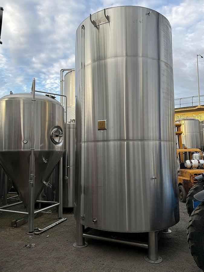 Used (1) Avalable - Used Marks Fabrication 120 bbl/ 3720 Gal glycol jacketed cold liquor (water) tank