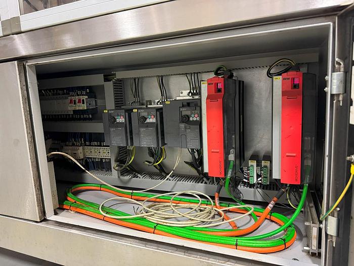 Used GAI 8032A Bier Monobloc rinser/filler/crowner/ropp capper With Support Equipment