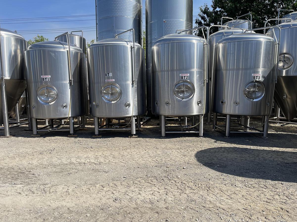 Used (4) Available - Used ABE American Beer Equipment 30 bbl / 930 Gal jacketed brite tank