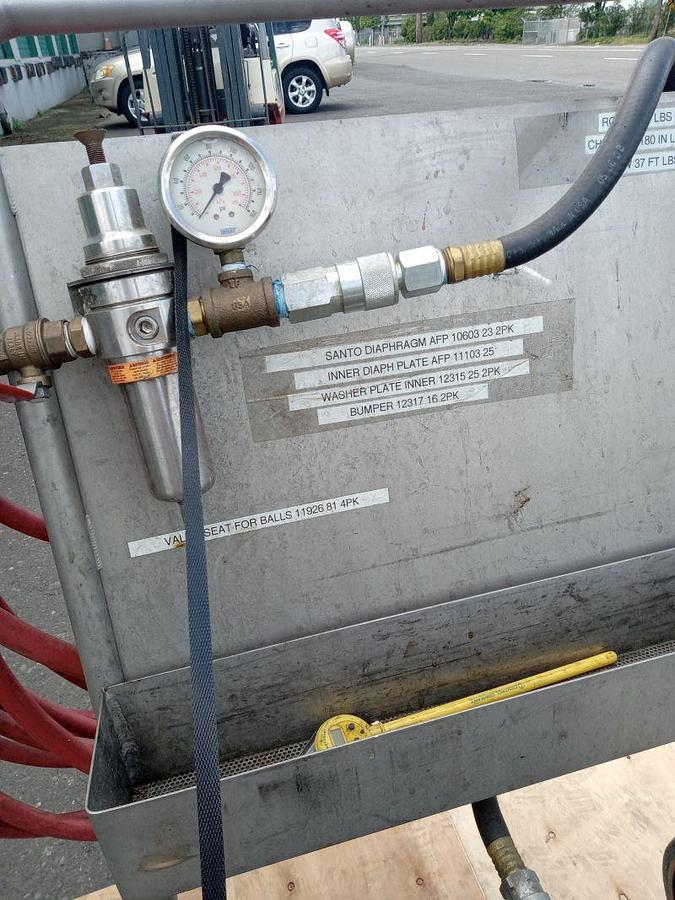 Used 2015 All-Flo SE-19-X44-X83 Double Diaphragm Pump