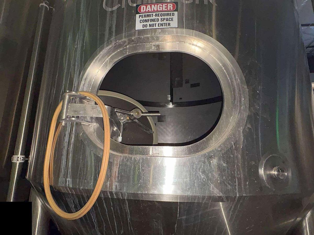 Used (1) Available - Used Craftwerk 60 bbl / 1860 Gal Jacketed Conical Fermenter / Storage Tank