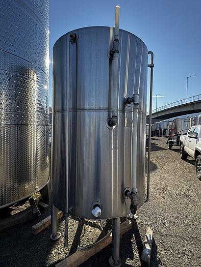 Used Used JV Northwest 26 bbl jacketed hot liquor tank (HLT/CLT) with pump