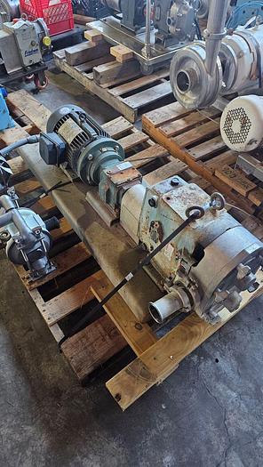 Used Waukesha Positive Displacement Lobe Pump Size 60