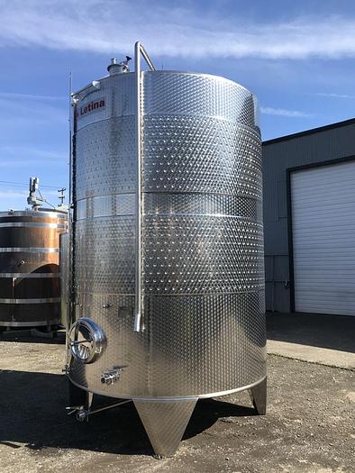 New Stock Letina 3222Gal/12200L Closed Top Jacketed Storage Tank