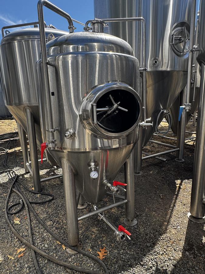 Used UPDATE - (1) available - Used Apex 5 bbl jacketed fermenters
