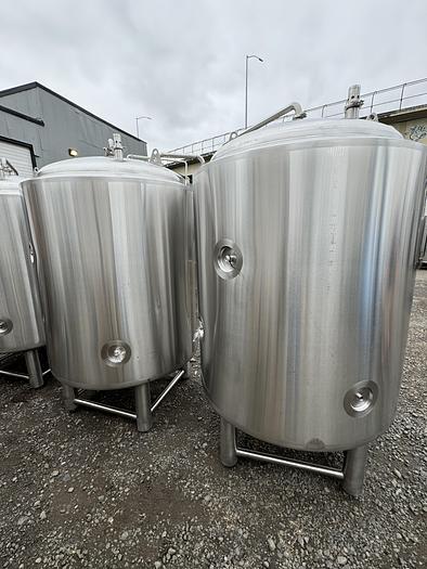 Used (4) Available - Used Cedarstone 10 bbl Jacketed Brite Tanks