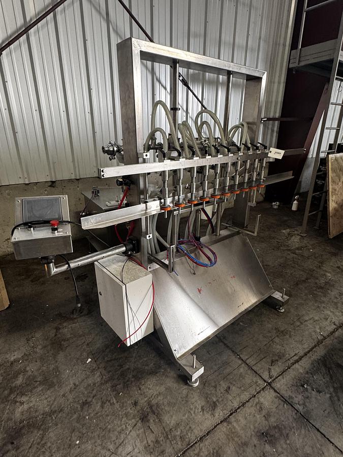 Used 2022 Accutek APOF Automatic 10 Valve Inline Filler