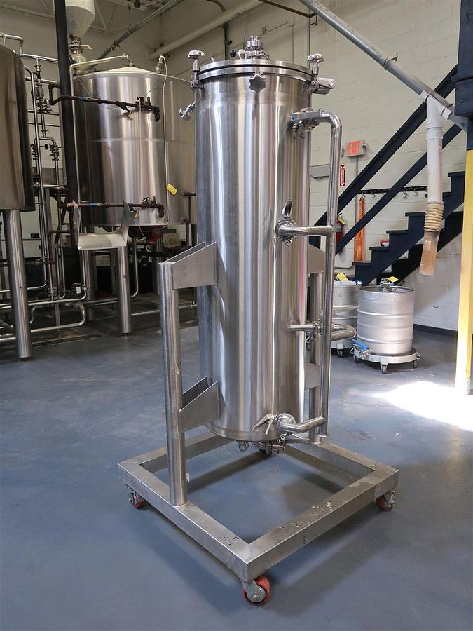 Used Mobile Hop Cannon - Stainless Hop Tank