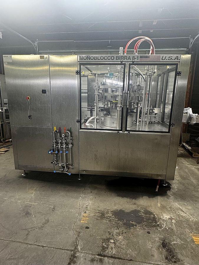 Used Comac 8/1 Can Filler/ Seamer