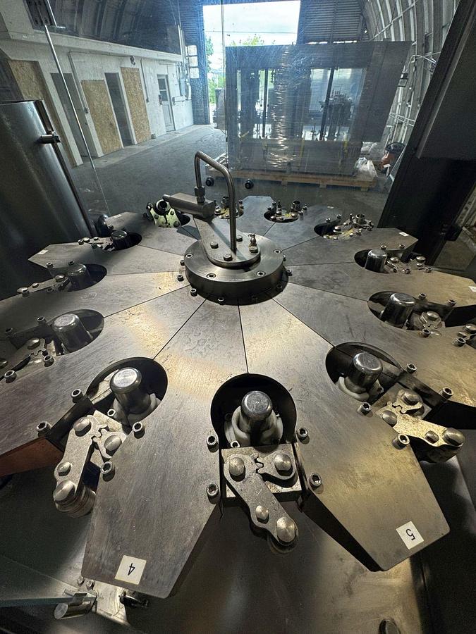 Used Used GAI 3003A Bier 12 Valve Monoblock Rinser Filler Crowner