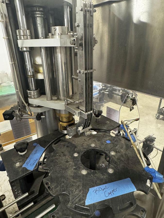 Used Used CIME Gold 6-6-1 Counter Pressure Bottle Filling Line