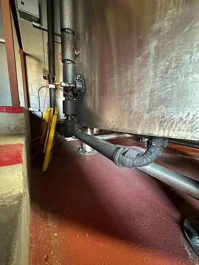 Used (1) Avalable - Used Marks Fabrication 120 bbl/ 3720 Gal glycol jacketed cold liquor (water) tank