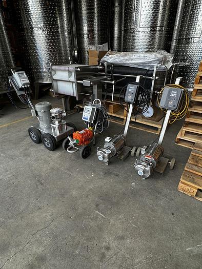 Used Used US-FIP 2" flexible impeller pump with cart