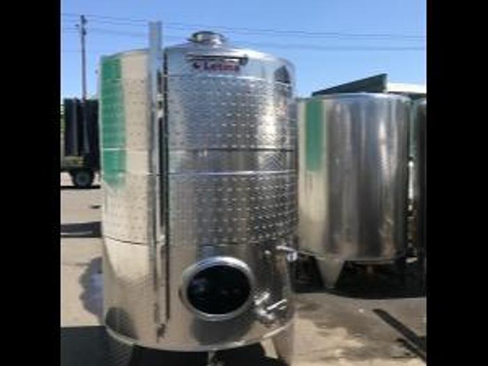 New Stock Letina 1100gal/4150L Closed Top Jacketed Storage Tank