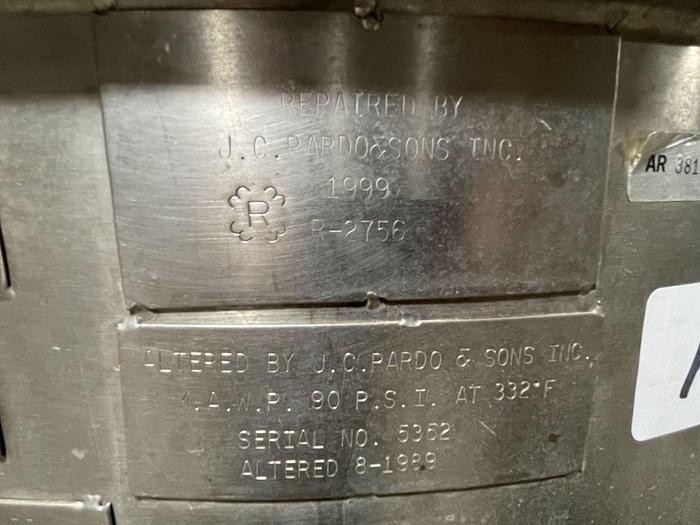 Used Lee 200 Gallon Steam Kettle