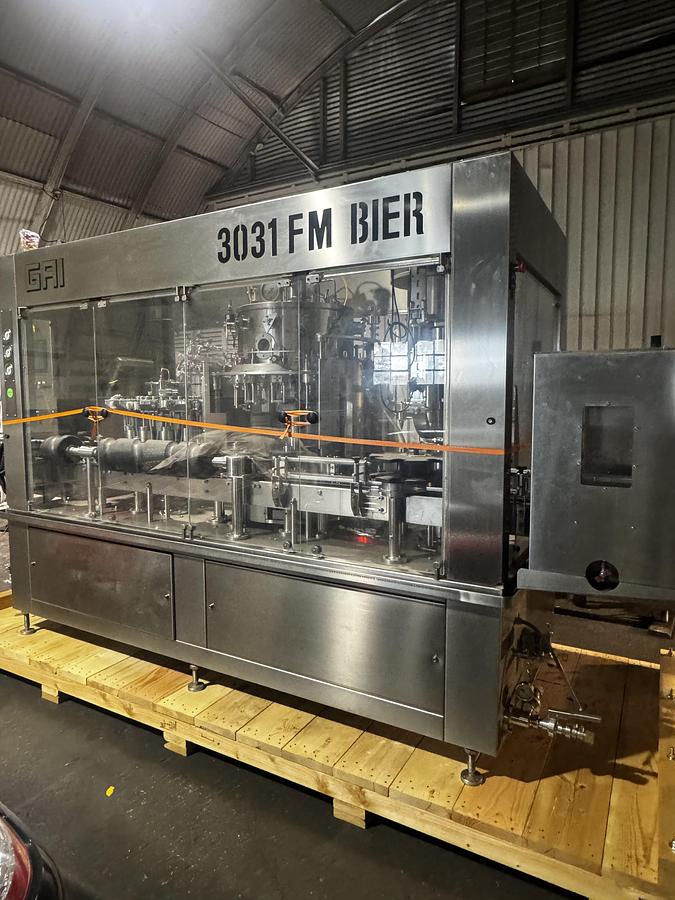 Used Used GAI 3031 FM Bier Monoblock Rinser/Filler/Capper