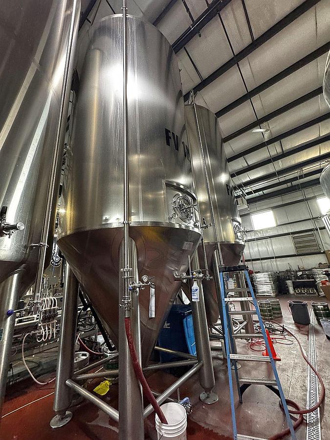 Used (2) Used Criveller 120 bbl/ 3720 Gal Jacketed Fermenters