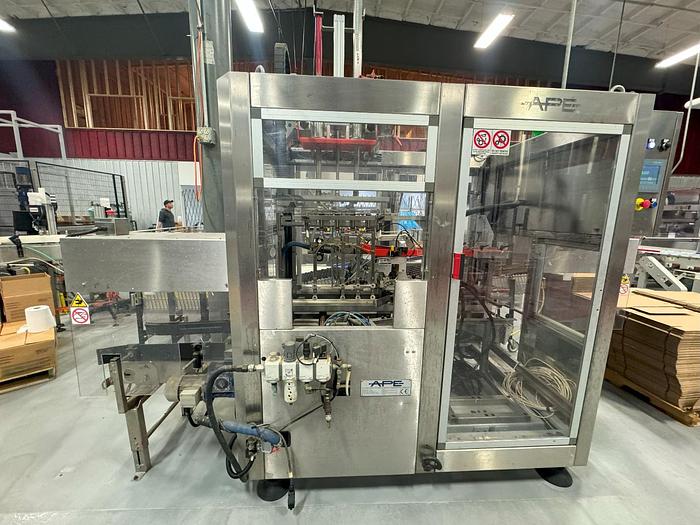 Used GAI 8032A Bier Monobloc rinser/filler/crowner/ropp capper With Support Equipment