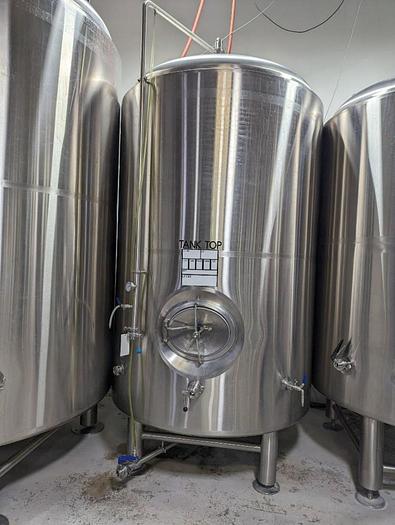 Used 2 available - Used 40 bbl Jacketed Brite Tank