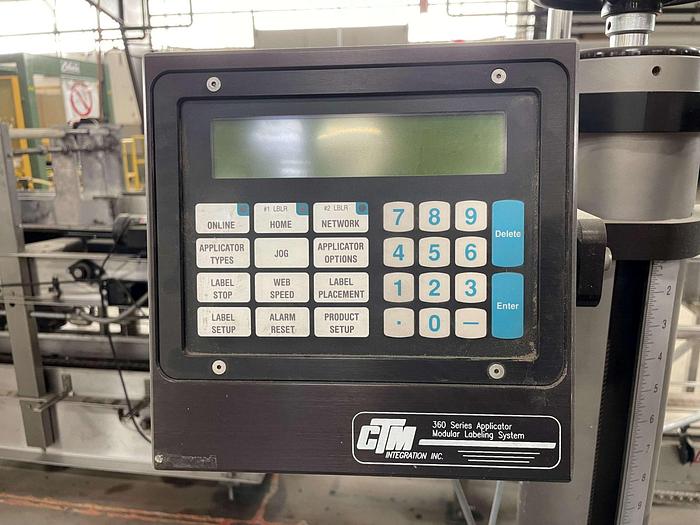 Used CTM Pressure Sensitive Labeler