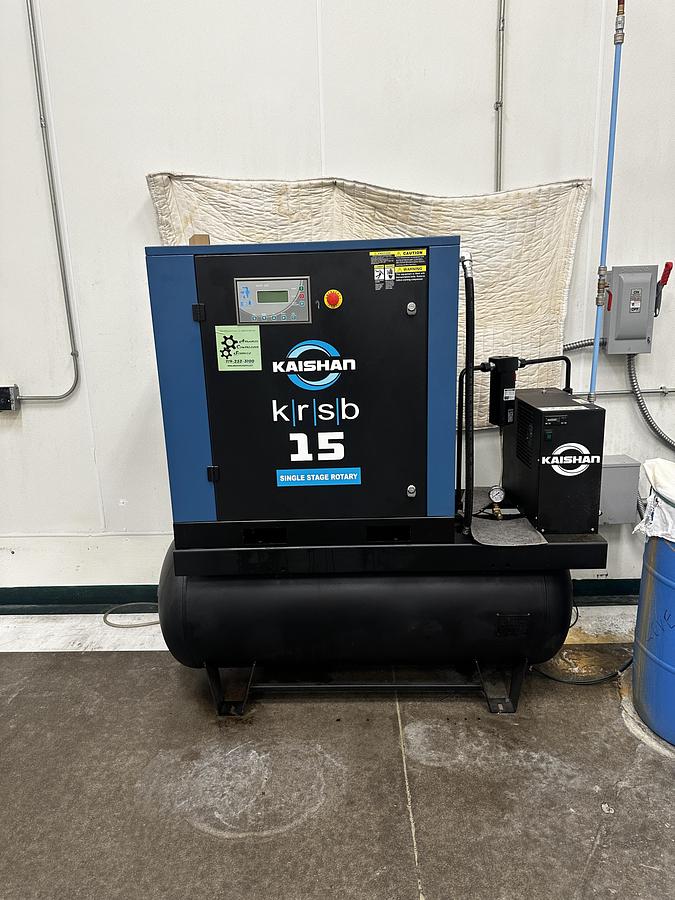 Used Used Kaishan 15 hp rotary screw compressor