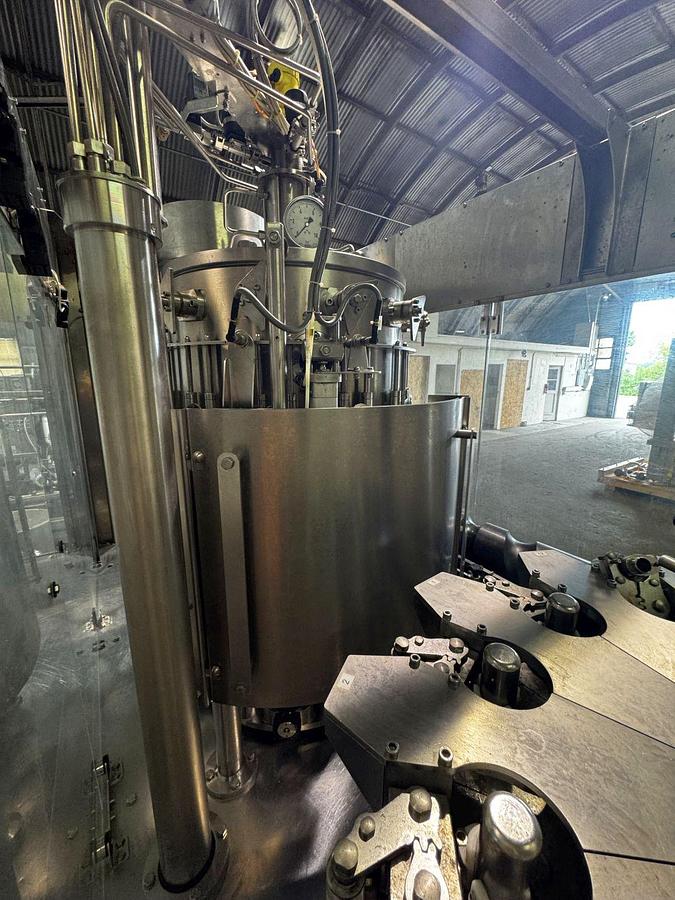 Used Used GAI 3003A Bier 12 Valve Monoblock Rinser Filler Crowner