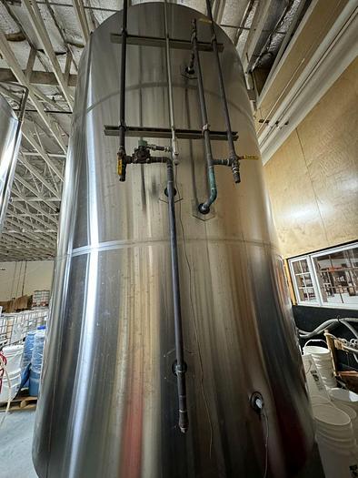 Used (2) Available - Used Pioneer Tank 100 bbl Jacketed Brite Tanks