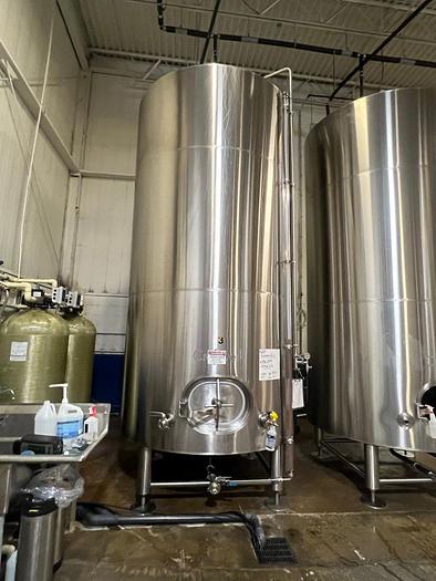 Used (2) Available - Craftwerk 100 bbl Jacketed Brite Tanks