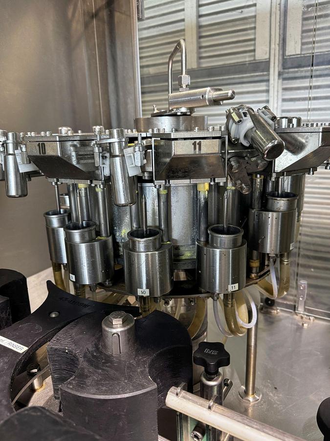 Used Used GAI 3003A Bier 12 Valve Monoblock Rinser Filler Crowner