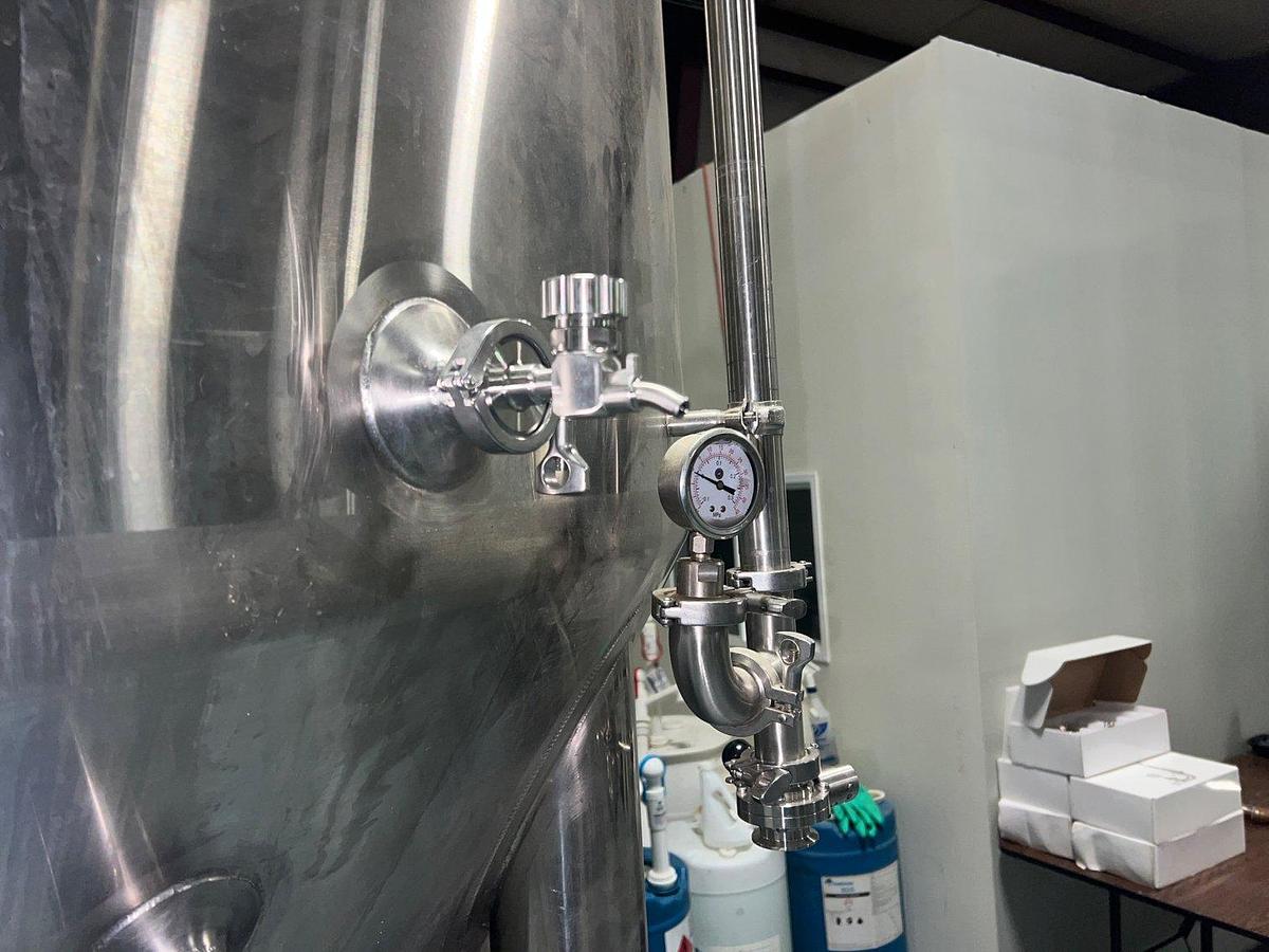 Used (2) Available - Used BestBrew 40 bbl / 1240 Gal conical jacketed unitank fermenters