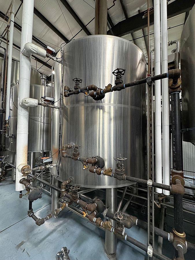 Used Prospero 30 bbl 4 vessel brewhouse with HLT, CLT. and grist case