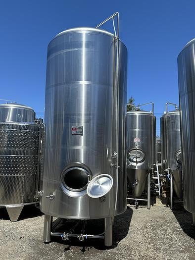 Used (3) available - Used ABS 60 bbl/ 1860 Gal jacketed brite tanks