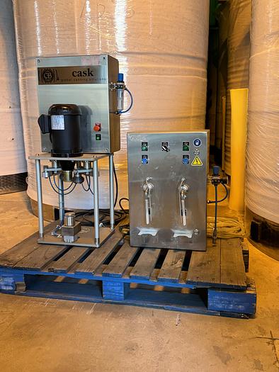 Used Used Cask MCF-100 and MCS-100 2 head filler and precision seamer