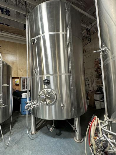 Used (2) Available - Used Pioneer Tank 100 bbl Jacketed Brite Tanks
