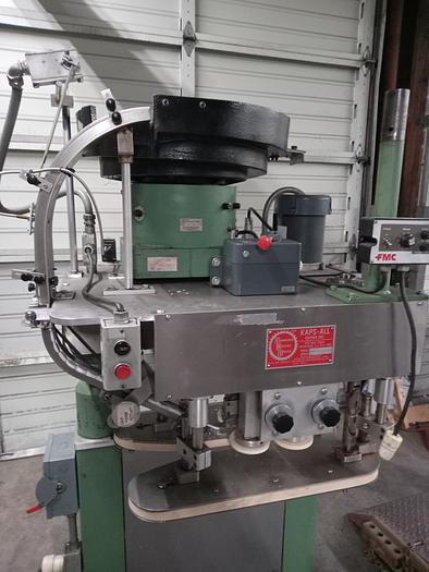 Used Kaps-All Inline Capper Model E