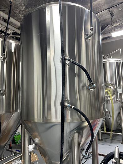 Used (2) Available - Used Premier Stainless 15 bbl Jacketed Fermenters