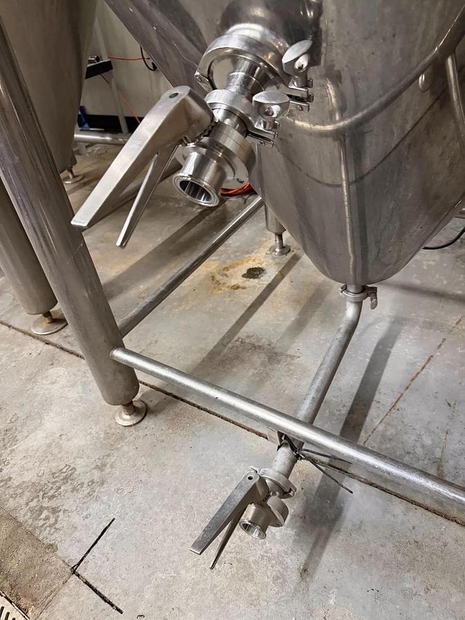 Used (2) Available - GW Kent 10 bbl / 310 Gal Jacketed fermenter / storage tanks