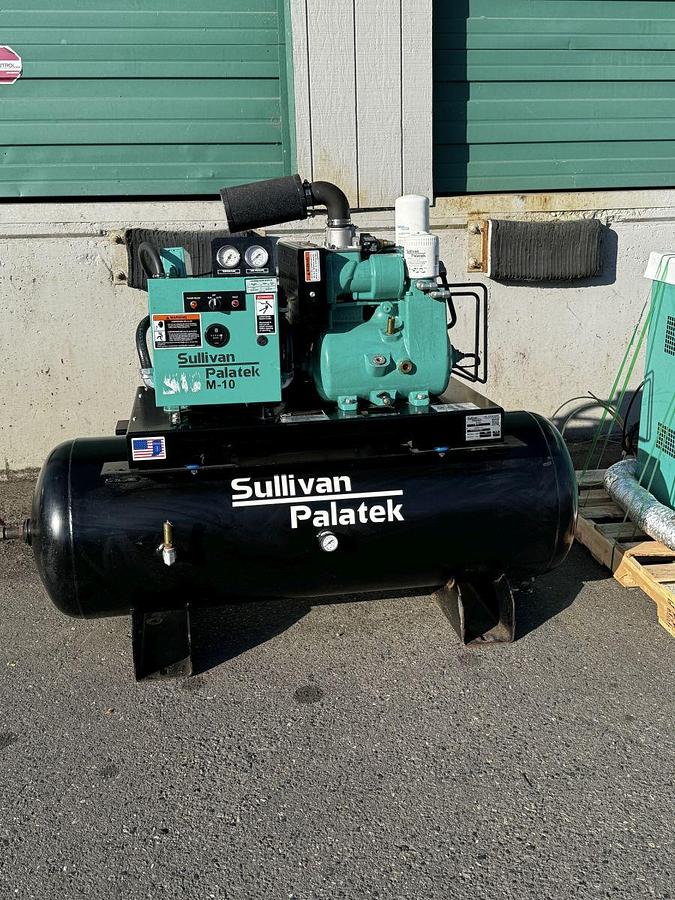 Used Used Sullivan Palatek M-10 Air Compressor with Sullivan Palatek High Temp Air Dryer
