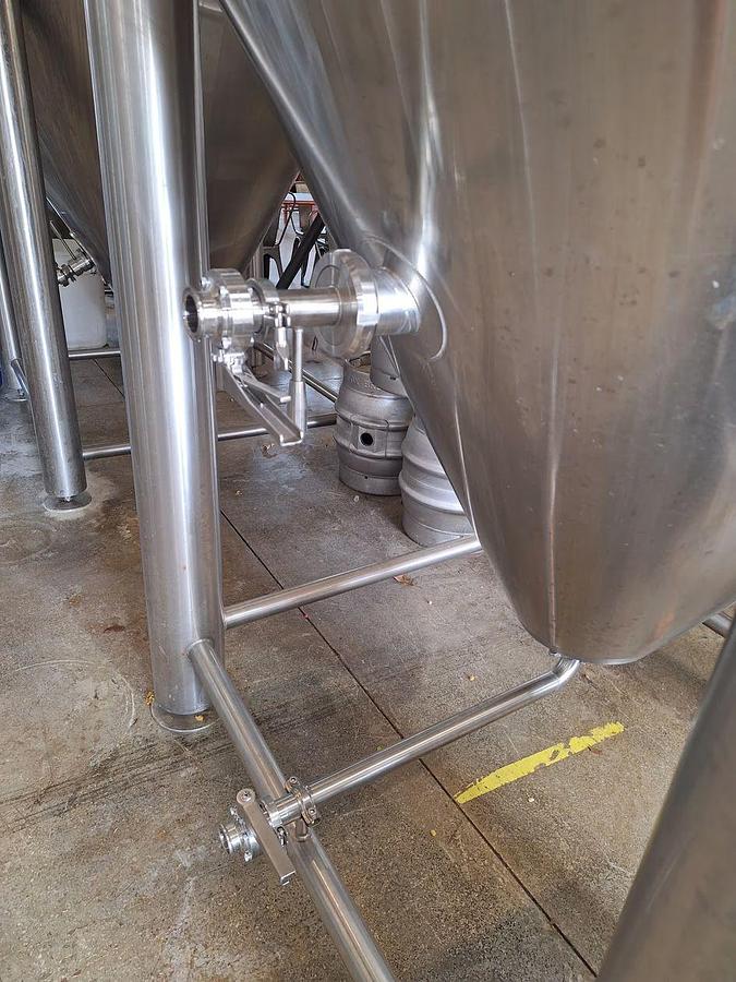 Used Used NFE 40 bbl / 1240 Gal conical jacketed fermenter