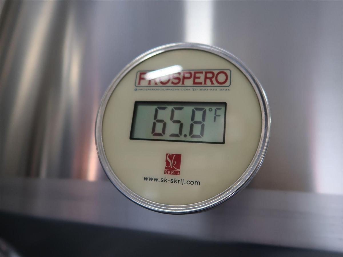 Used (3) Available  - Prospero SK 60 bbl / 1860Gal conical jacketed fermenter / storage tank