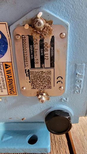 Used Waukesha size 006-U2 P.D. Pump
