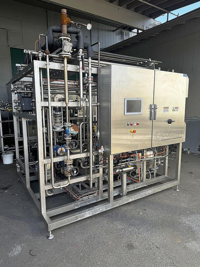 Used 2019 COROSYS FPS/HWD 45 HOT WATER DEAERATION & FLASH PASTRURIZATION SYSTEM