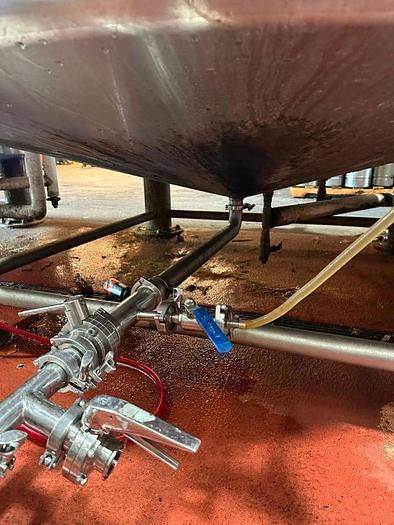 Used (1) available - PBST (Pacific Brew) 60 bbl jacketed brite tank