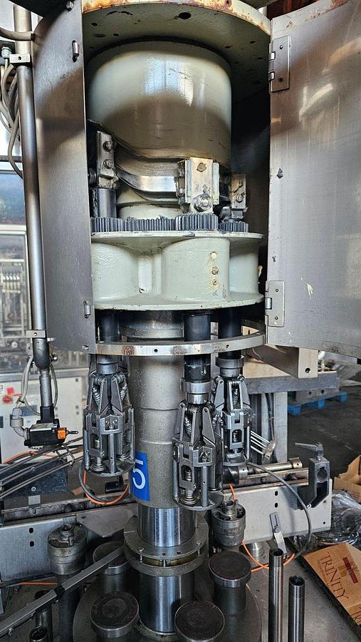 Used Bertolaso 5 head ROPP capper