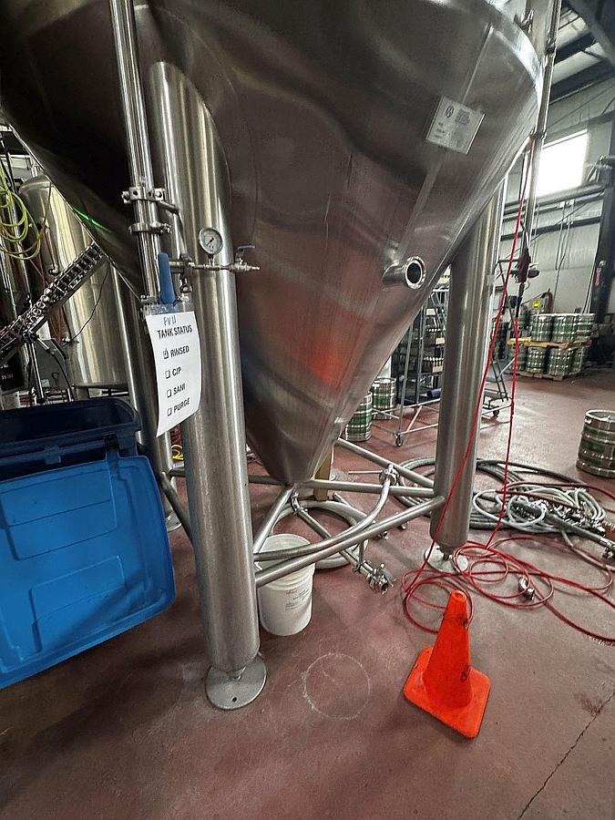 Used (2) Used Criveller 120 bbl/ 3720 Gal Jacketed Fermenters