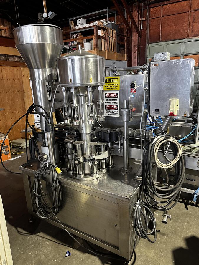 Used Used GAI 8/1 Monoblock Filler Corker