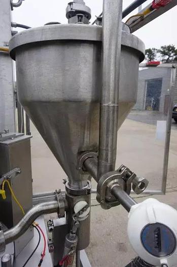 Used Modern Packaging MR Series Rotary cup Filling and Sealing Filling line